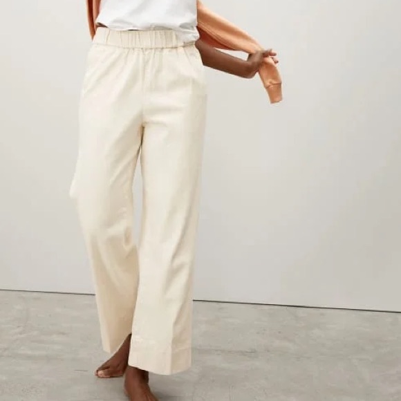 Everlane The Easy Jean Organic Cotton Cream Size 2